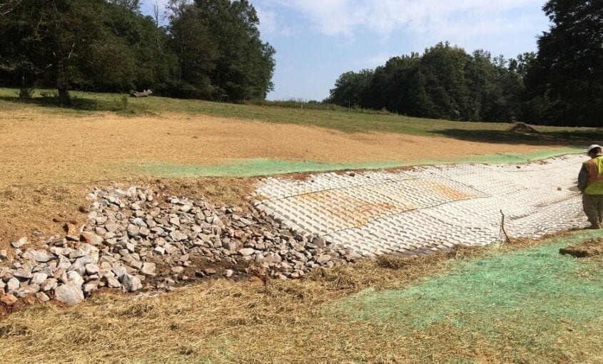 Prevent Pipeline Erosion with Sediment Basins and Flexible Down Drains