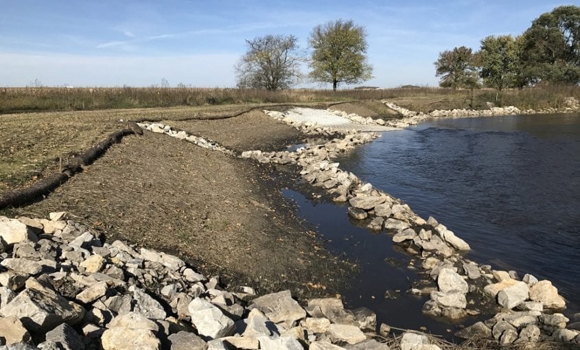 Streambank Stabilization Method: Rock Vanes